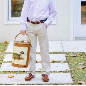 The Beaufort Bonnet Company Boys Prep School Pants in Kenneland Khaki **NWOT**